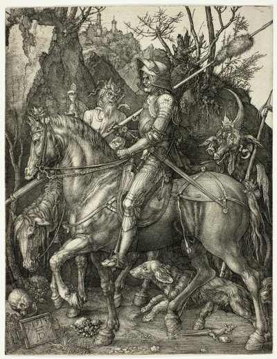 Caballero, Muerte y el Diablo de Albrecht Dürer
