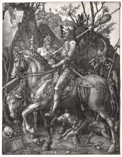 Caballero, Muerte y el Diablo de Albrecht Dürer
