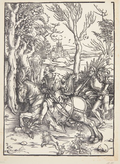 Caballero y lansquenete de Albrecht Dürer