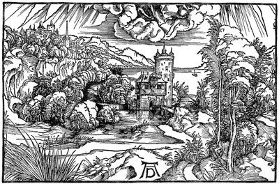 Paisaje, 1498, 1936 de Albrecht Dürer