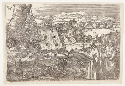 Paisaje con cañón de Albrecht Dürer