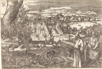 Paisaje con el Cañón de Albrecht Dürer