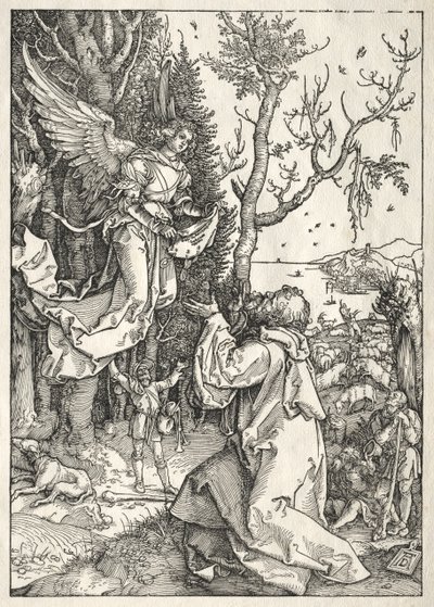 Vida de la Virgen: Joaquín y el Ángel de Albrecht Dürer