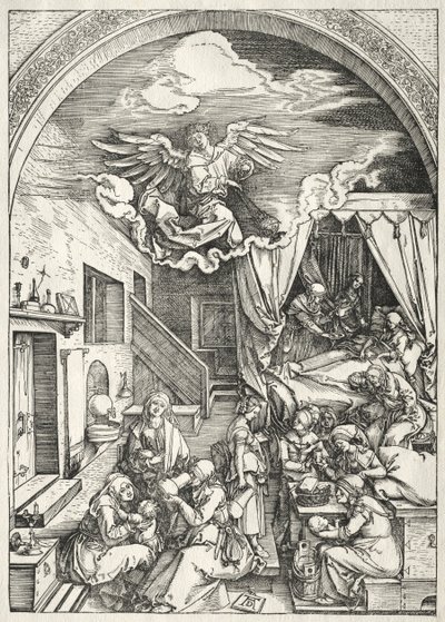 Vida de la Virgen: Natividad de la Virgen de Albrecht Dürer