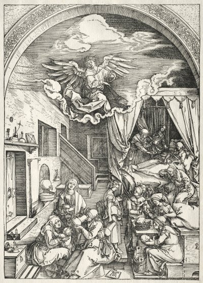 Vida de la Virgen: Natividad de la Virgen de Albrecht Dürer