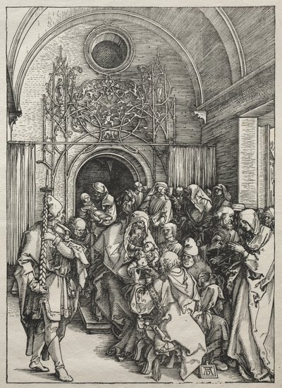 Vida de la Virgen: La Circuncisión de Albrecht Dürer