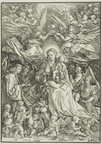 Madonna Reina de los Ángeles de Albrecht Dürer