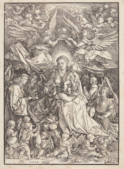 Madonna Reina de los ángeles de Albrecht Dürer