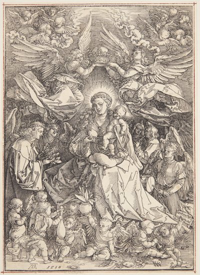 Madonna Reina de los ángeles de Albrecht Dürer