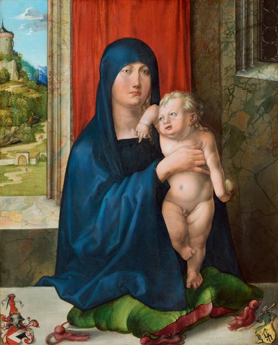 Madonna y el Niño [anverso], c. 1496-1499 de Albrecht Dürer