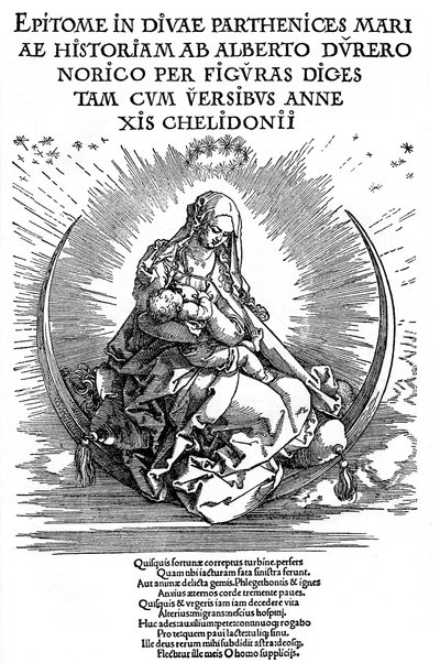 Madonna como Madre Lactante y Ser Divino, 1511, 1936 de Albrecht Dürer