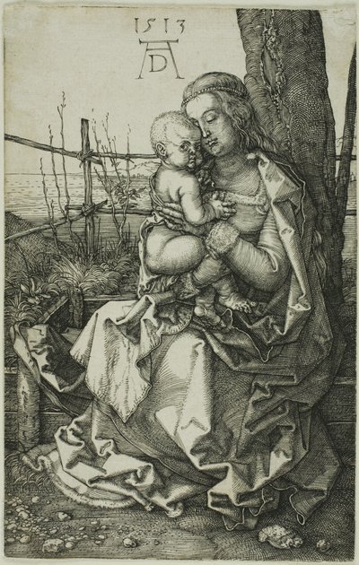 Madonna junto al árbol de Albrecht Dürer