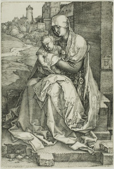 Madonna junto al muro de Albrecht Dürer