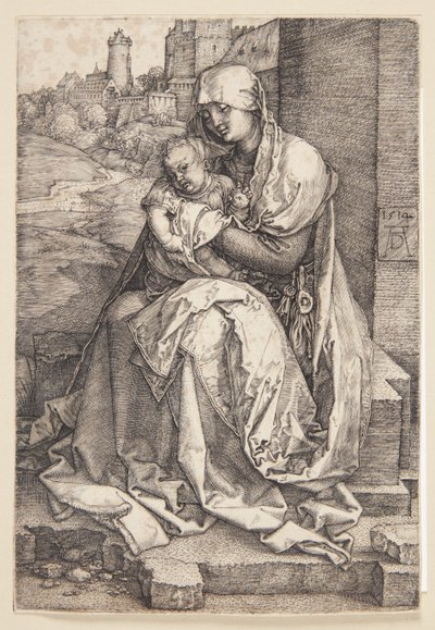 Madonna junto al muro de Albrecht Dürer