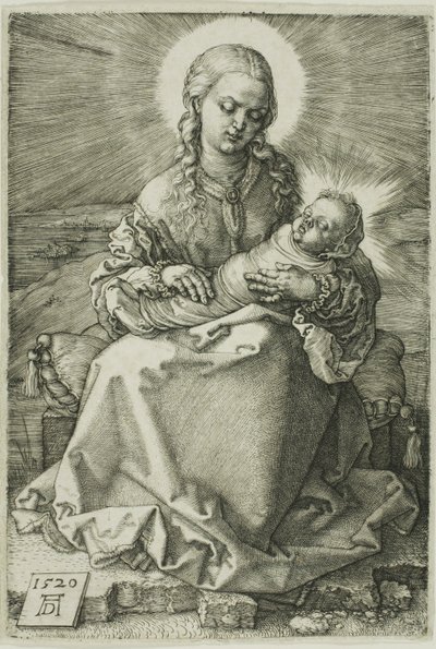 Madonna con el niño envuelto de Albrecht Dürer