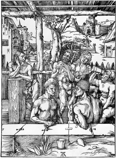 Baño de hombres de Albrecht Dürer