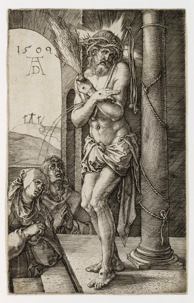 Hombre de dolores de Albrecht Dürer