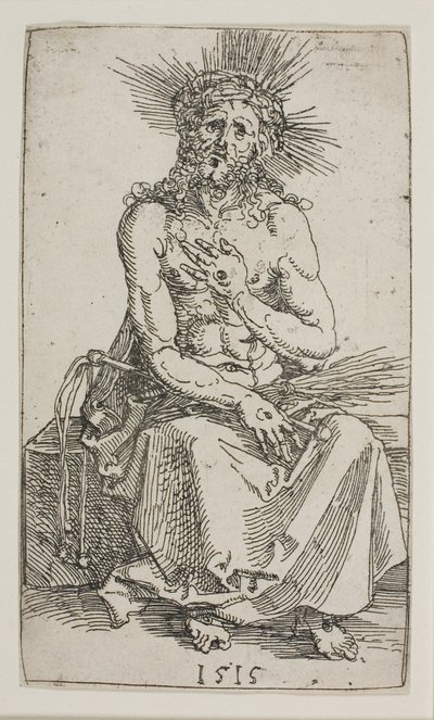Hombre de Dolores, sentado de Albrecht Dürer