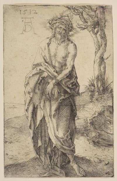 Hombre de Dolores con Manos Atadas de Albrecht Dürer