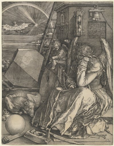 Melancolía I de Albrecht Dürer