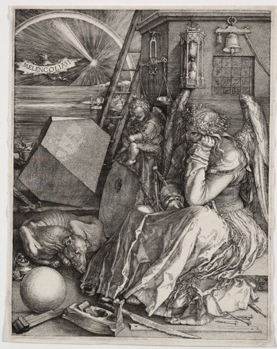 Melancolía I de Albrecht Dürer