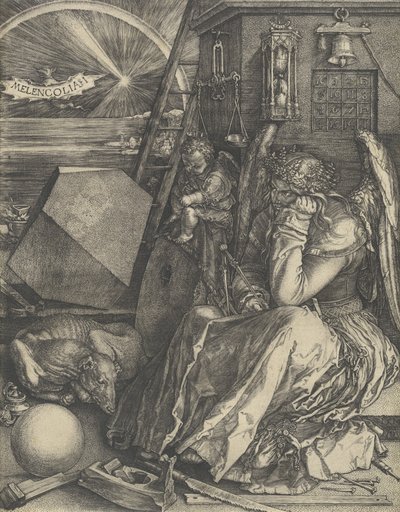 Melancolía I, 1514 de Albrecht Dürer
