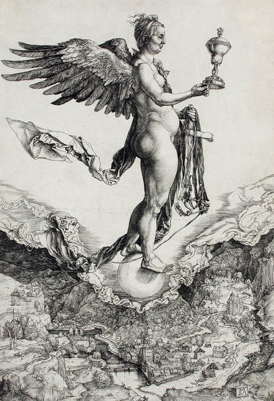 Némesis (La gran fortuna) de Albrecht Dürer