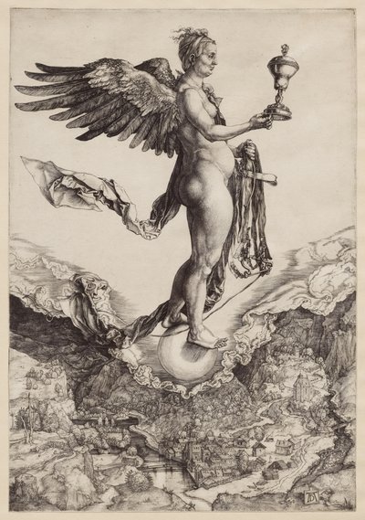 Némesis (La gran fortuna) de Albrecht Dürer