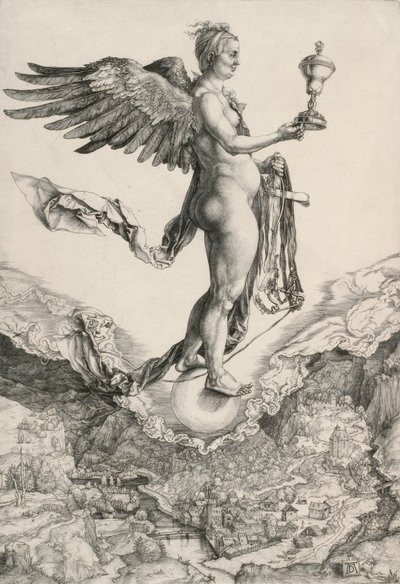Némesis (La Gran Fortuna) de Albrecht Dürer