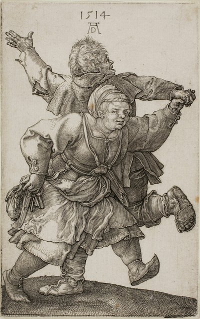 Pareja de Campesinos Bailando de Albrecht Dürer