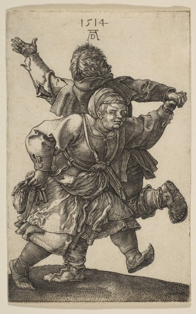 Pareja de Campesinos Bailando, 1514 de Albrecht Dürer