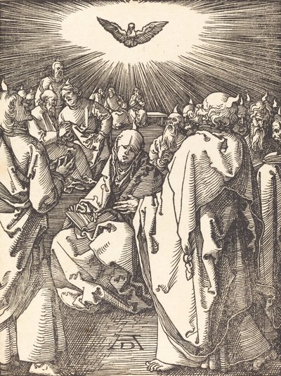 Pentecostés, probablemente c. 1509-1510 de Albrecht Dürer