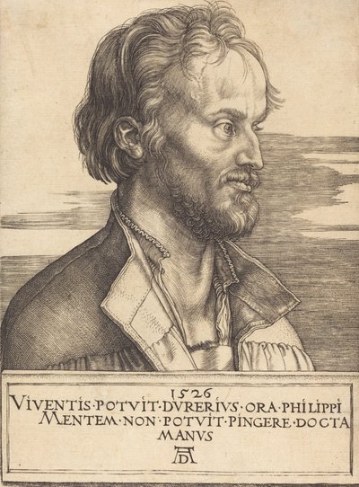 Felipe Melanchthon, 1526 de Albrecht Dürer
