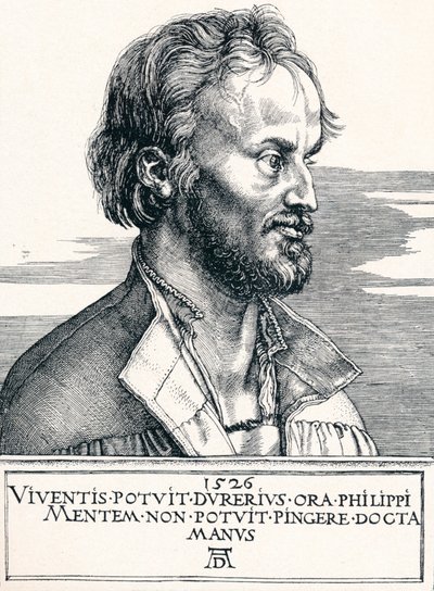Philipp Melanchthon, 1526 de Albrecht Dürer