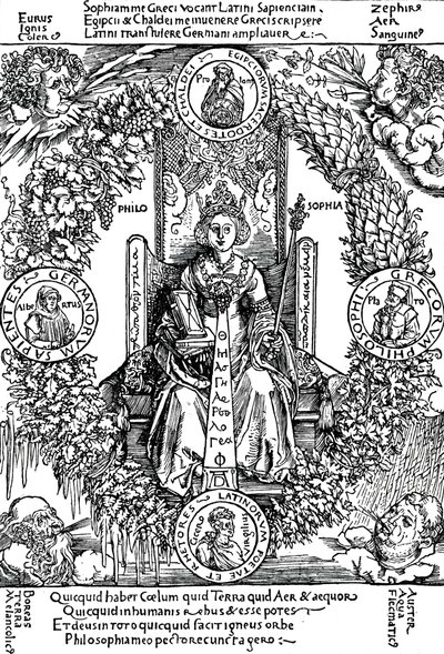 Philosophia, 1502, 1906 de Albrecht Dürer