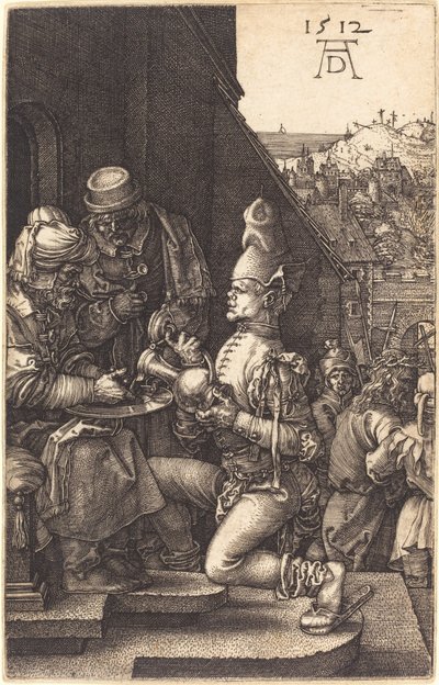 Pilato lavándose las manos de Albrecht Dürer