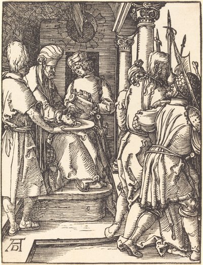 Pilato lavándose las manos de Albrecht Dürer