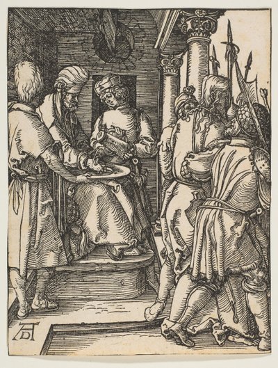 Pilato lavándose las manos, de La pequeña pasión, ca. 1509 de Albrecht Dürer
