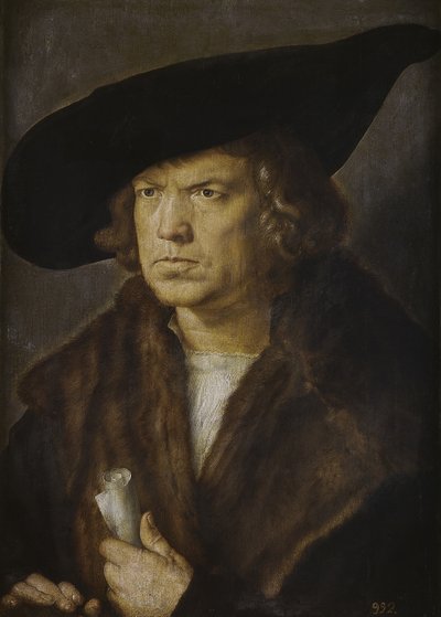 Retrato de un hombre desconocido de Albrecht Dürer