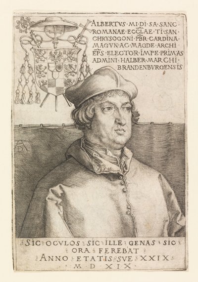 Retrato de Alberto de Maguncia de Albrecht Dürer