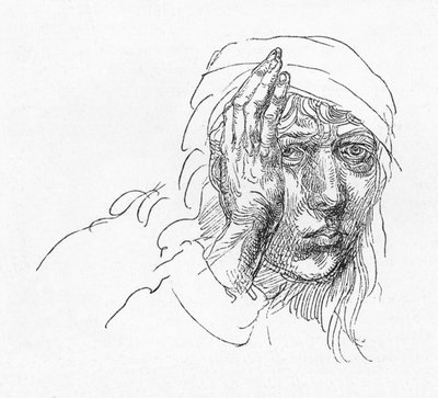 Retrato de Albrecht Durer cuando era niño de Albrecht Dürer