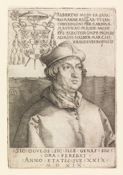 Retrato de Albrecht de Brandeburgo de Albrecht Dürer