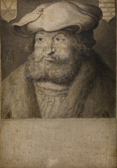 Retrato de Federico III, Elector de Sajonia 1463-1525, c. 1525 de Albrecht Dürer