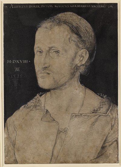 Retrato de Hans Burgkmair, 1518 de Albrecht Dürer