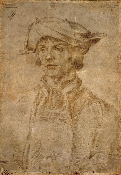 Retrato de Lucas van Leyden, 1521 de Albrecht Dürer
