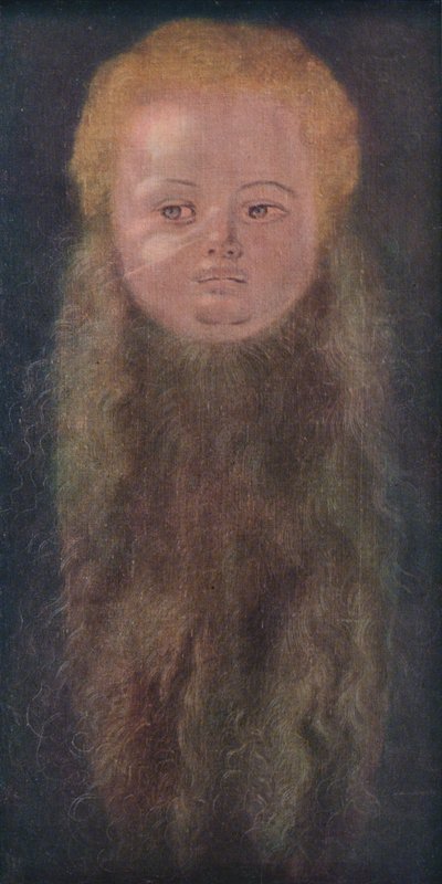 Retrato de un niño con una larga barba, 1527, 1939 de Albrecht Dürer