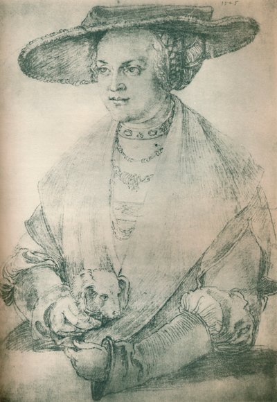 Retrato de una dama, c1500-1520, 1903 de Albrecht Dürer