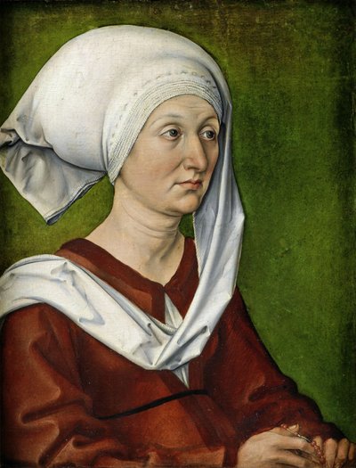 Retrato de la madre del artista, Barbara Dürer, de soltera Holper de Albrecht Dürer