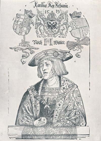 Retrato del emperador Carlos V, 1519 1906 de Albrecht Dürer