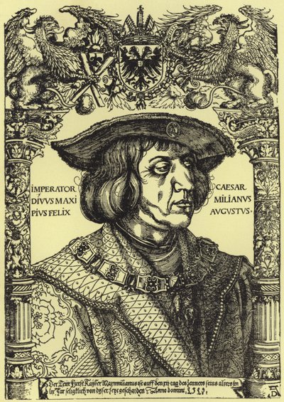 Retrato del Emperador Maximiliano de Albrecht Dürer
